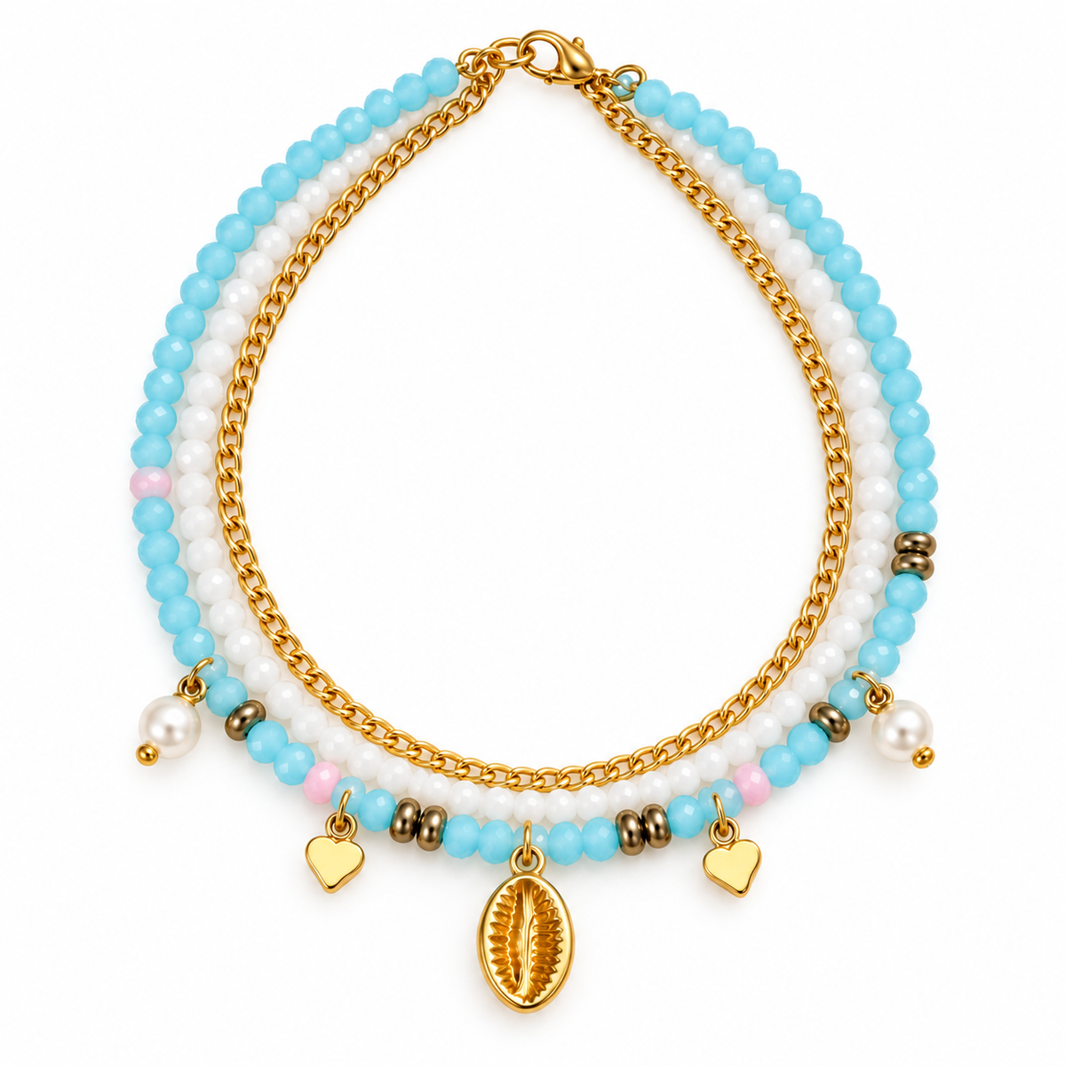 Shore Thing – Beach Bracelet Stack (Set of 3)