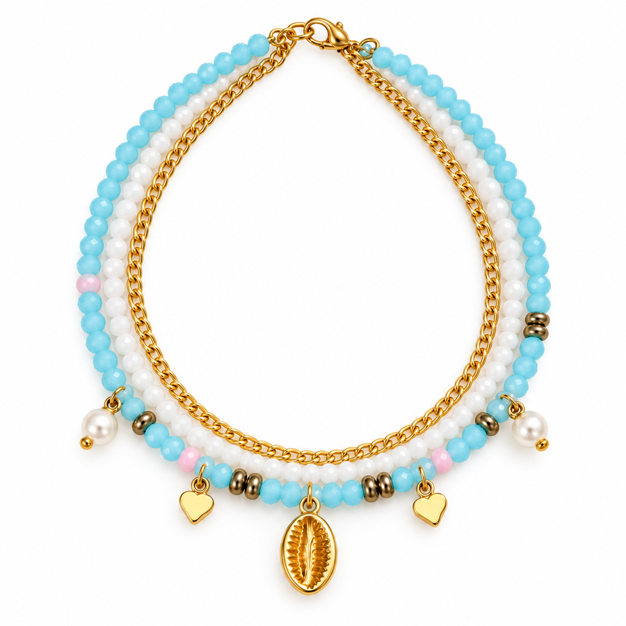 Shore Thing – Beach Bracelet Stack (Set of 3)