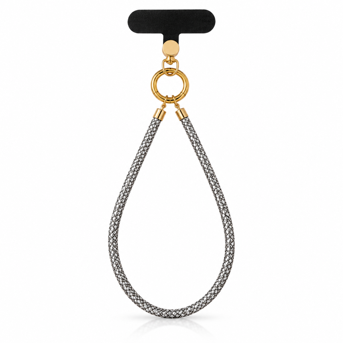 Silver Lining – Braided Wrist Strap Phone Charm