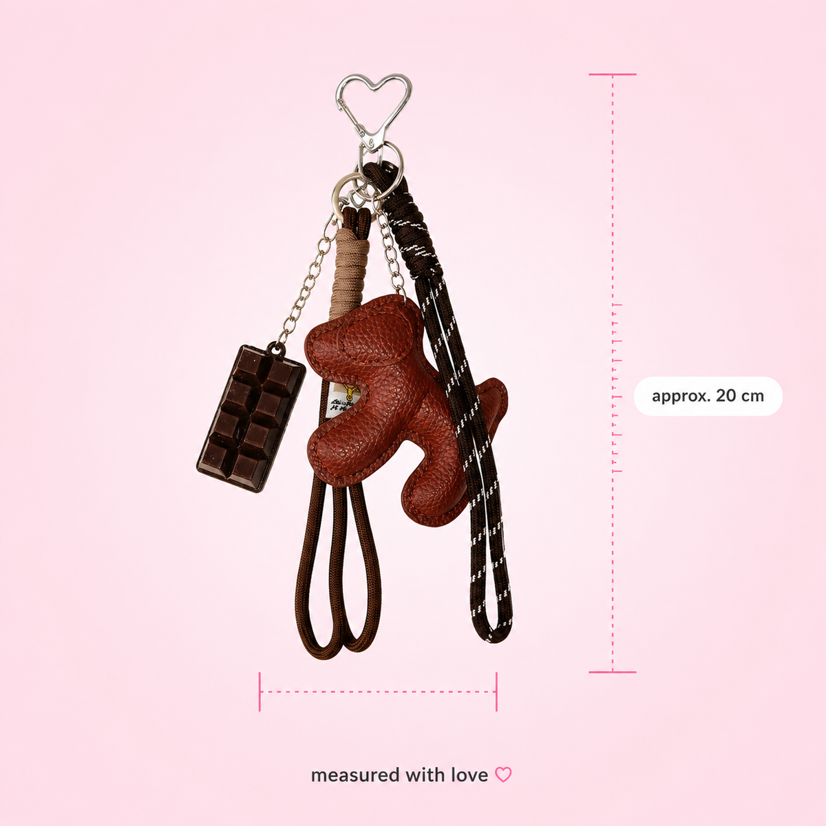 Cute brown dog purse charm by Cutesto – gift for dog lovers – photo 5
