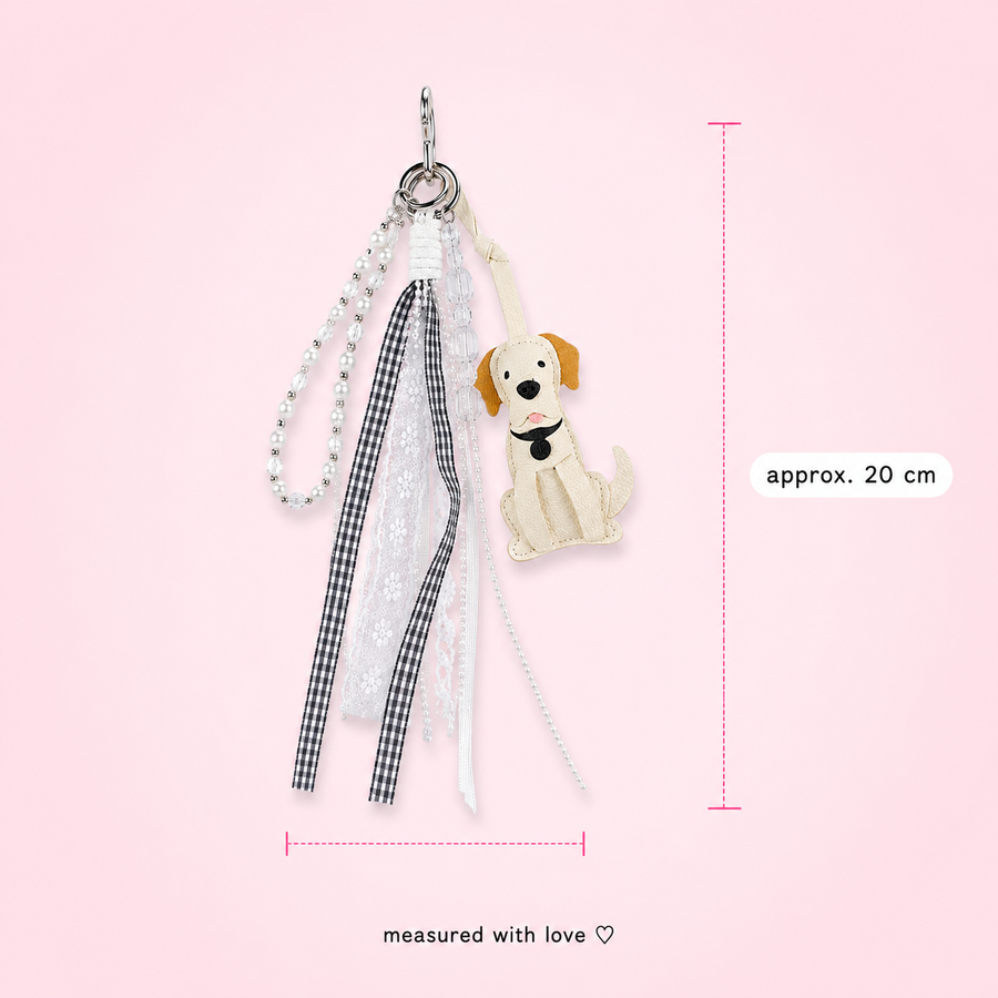 Kawaii dog purse charm by Cutesto – gift for dog lovers – photo 5