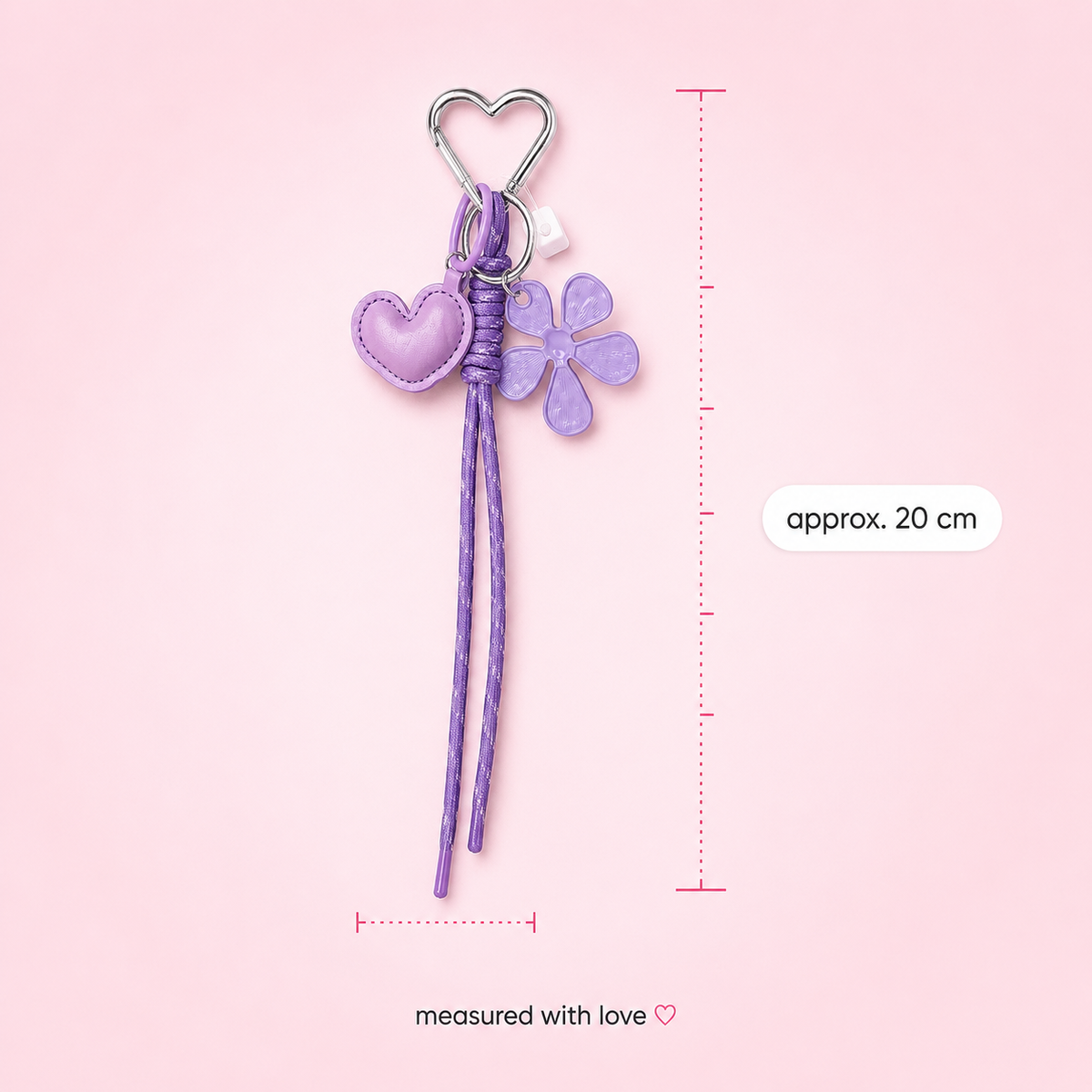 Lavender phone charm strap by Cutesto – kawaii accessory – photo 5